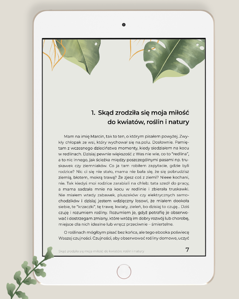 W moim zielonym domu - jak dbać o rośliny doniczkowe – Marcin Wichrowski, e-book