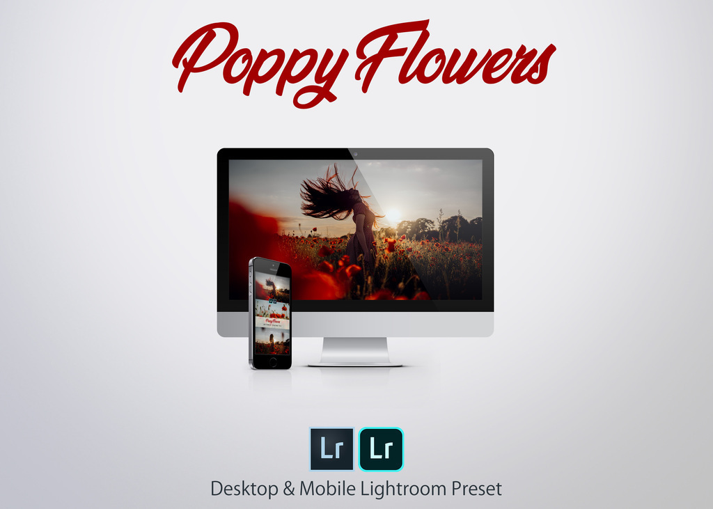 Poppy Flowers – Maki | Lightroom Desktop & Mobile Preset – Kubelkowaty, presety