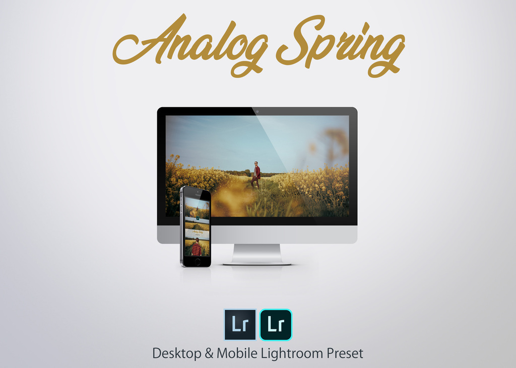 Analog Spring - Analogowe kolory retro | Lightroom Desktop & Mobile Preset – Kubelkowaty, presety