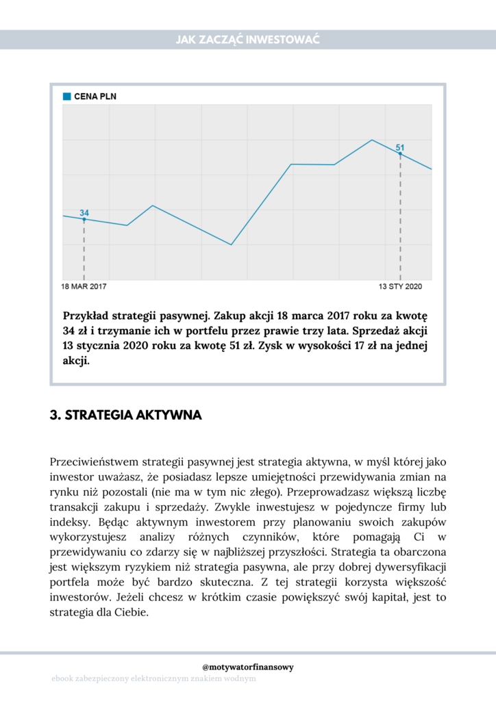 Jak zacząć inwestować – Motywator Finansowy, e-book