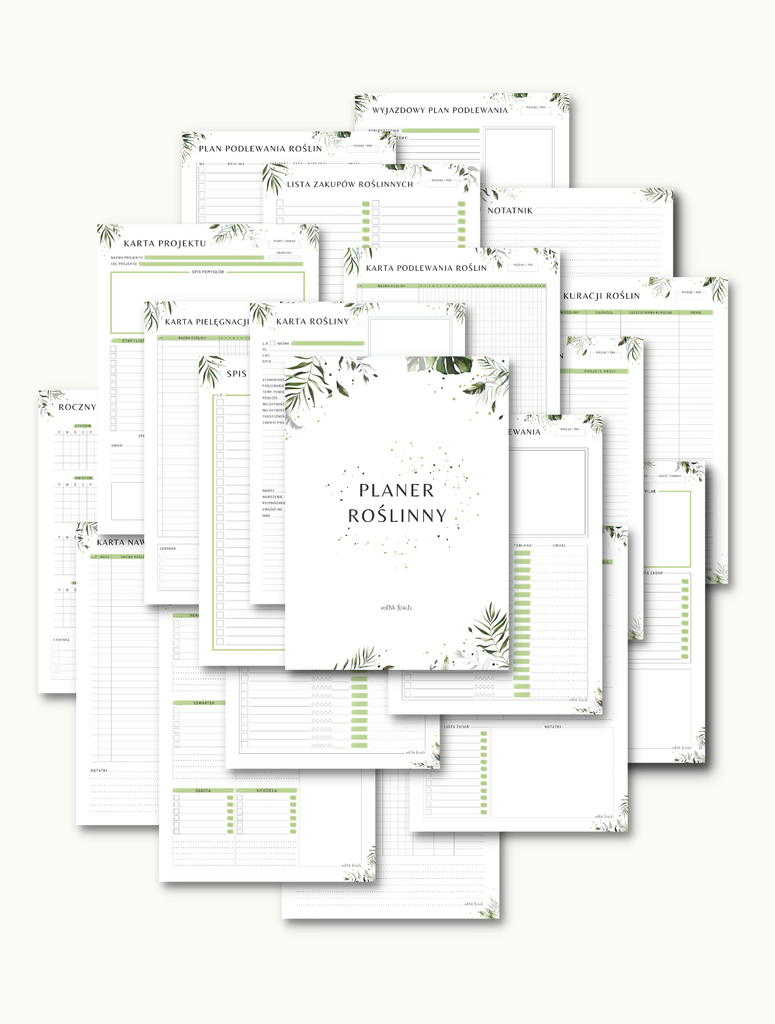 Planer roślinny – Polish Jungle, planer