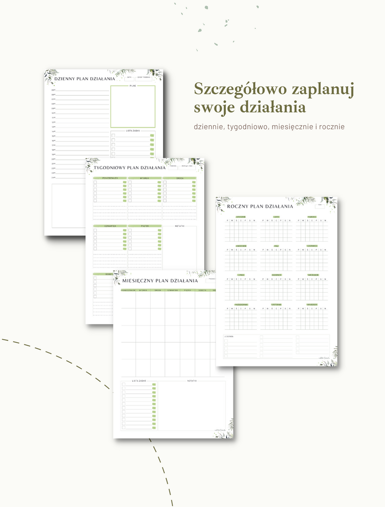 Planer roślinny – Polish Jungle, planer