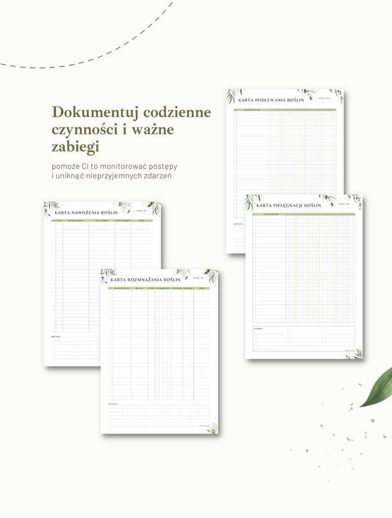 Planer roślinny – Polish Jungle, planer