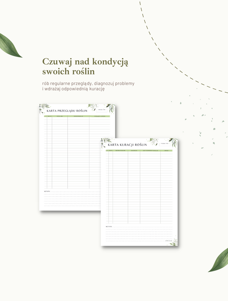 Planer roślinny – Polish Jungle, planer