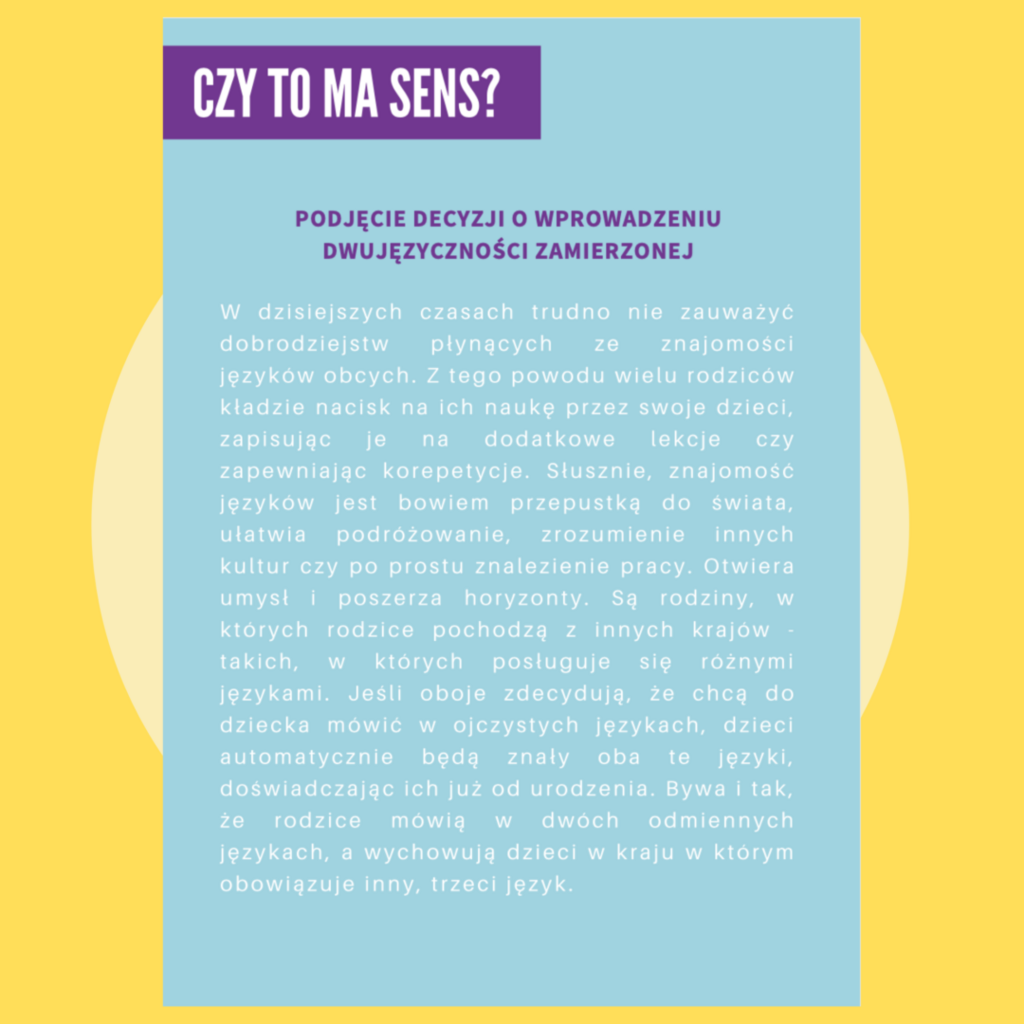 Dwujęzyczność Zamierzona – kursyzdalne, e-book