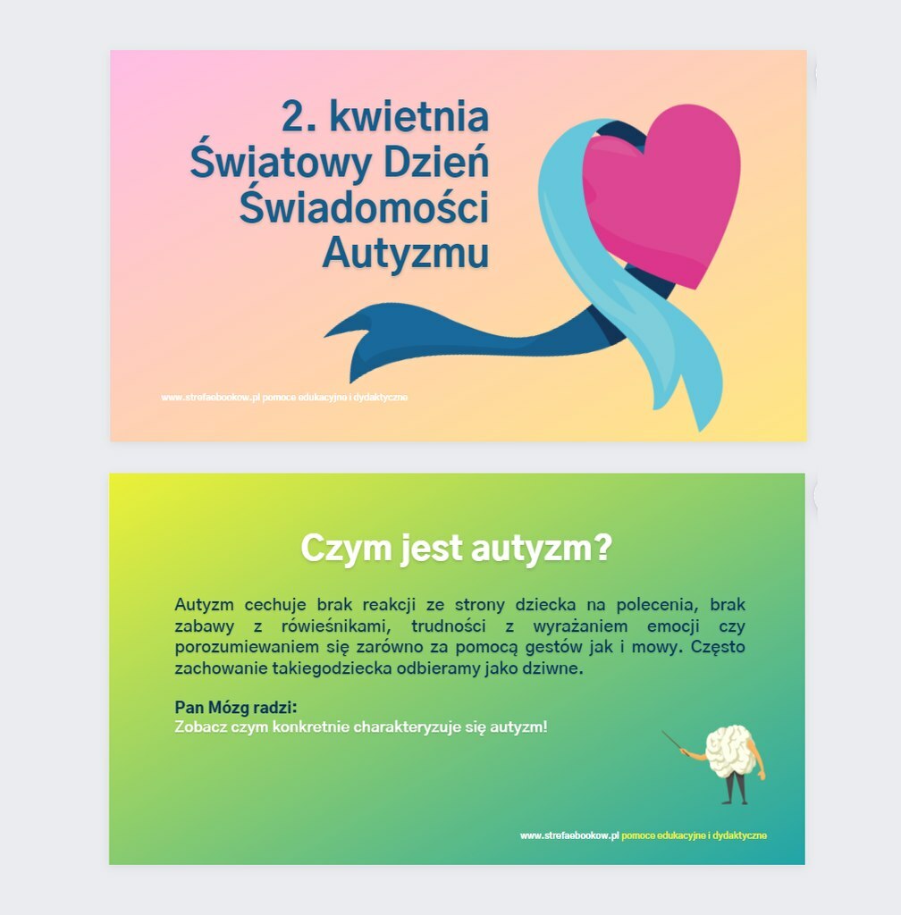 Prezentacja Autyzm – kursyzdalne, prezentacja