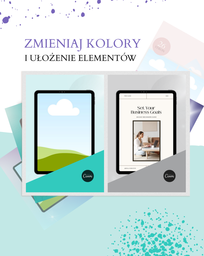 Szablony okładek do sprzedaży Ebooka na Fansi // 30 template Canva