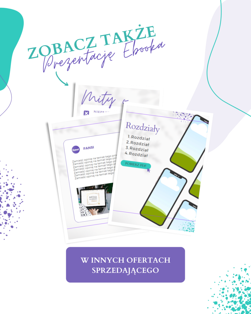 Szablony okładek do sprzedaży Ebooka na Fansi // 30 template Canva