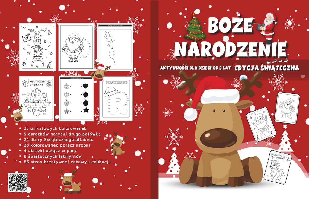 Boże Narodzenie Aktywności dla dzieci od 3 lat EDYCJA ŚWIĄTECZNA