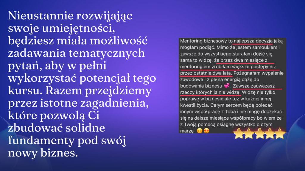 Przyjemny start biznesu - Pakiet