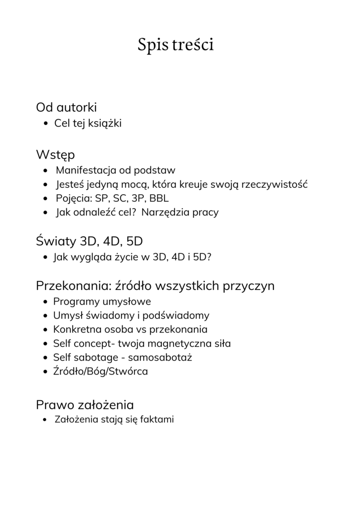 Moc świadomej manifestacji