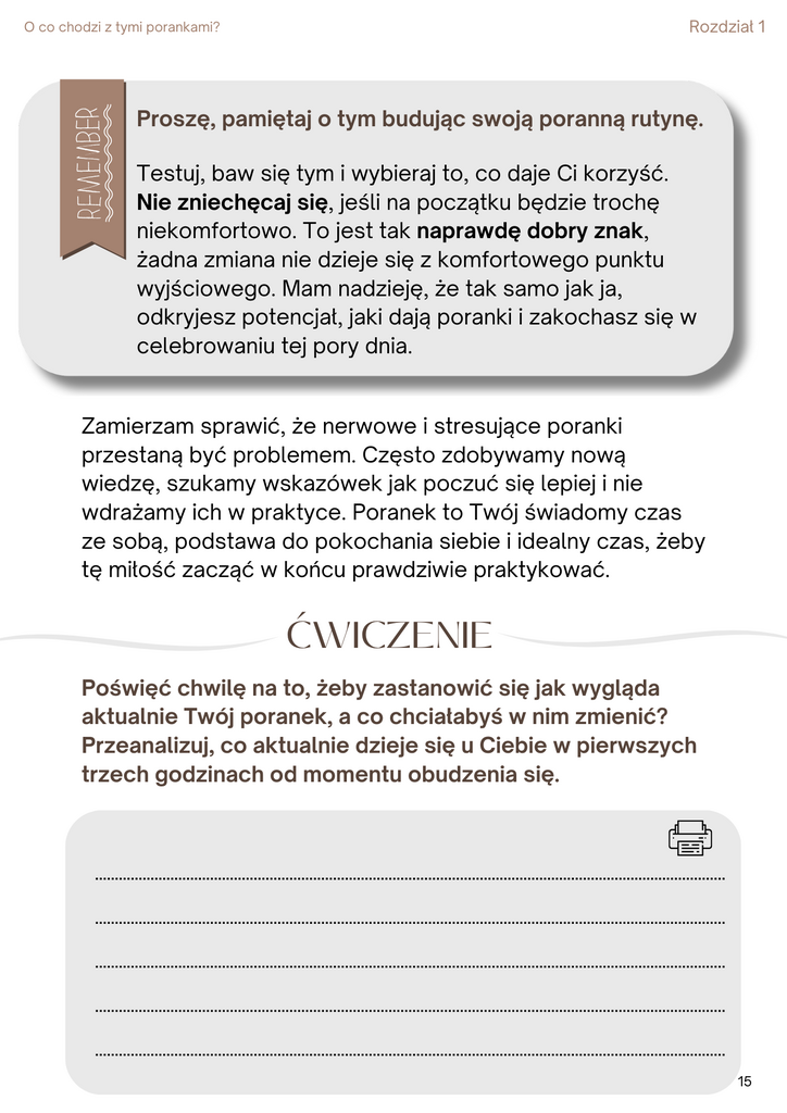 Zaprojektuj swoją rutynę poranną od zera – Anna Potok; e-book