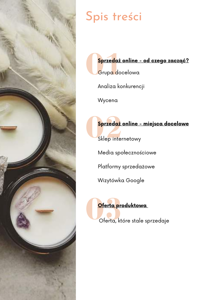 Pierwsze kroki w sprzedaży świec online – Anna Nawrot; e-book