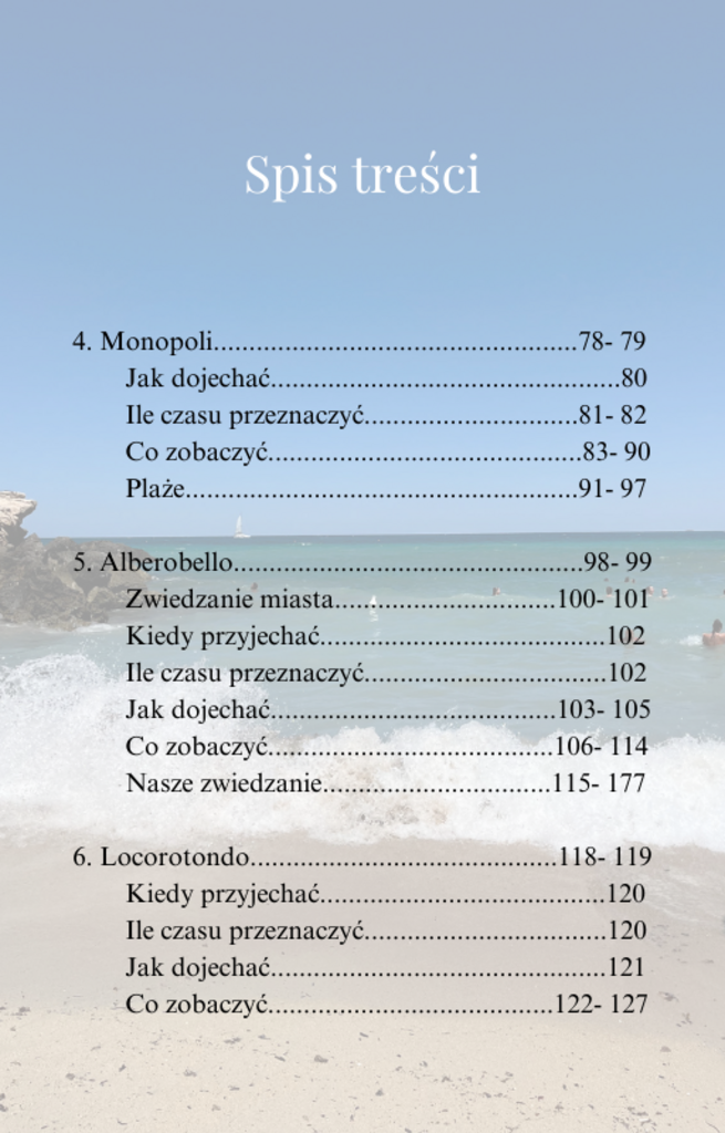  Apulia- praktyczny przewodnik po miastach Apulii i po Materze – Kamila Majkut, e-book