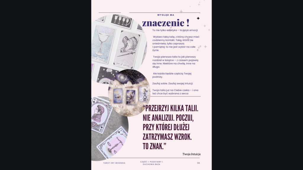 🔮 Tarot Ery Wodnika - Duchowy Przewodnik łączący Arkana, Astrologię i Numerologię - e-book