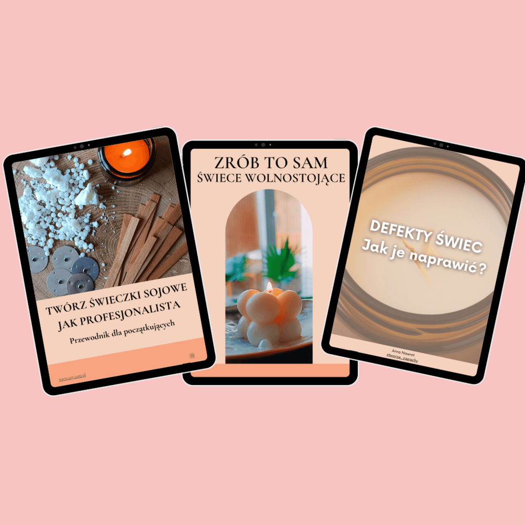Pakiet e-booków do produkcji świec sojowych  – Anna Nawrot; e-book