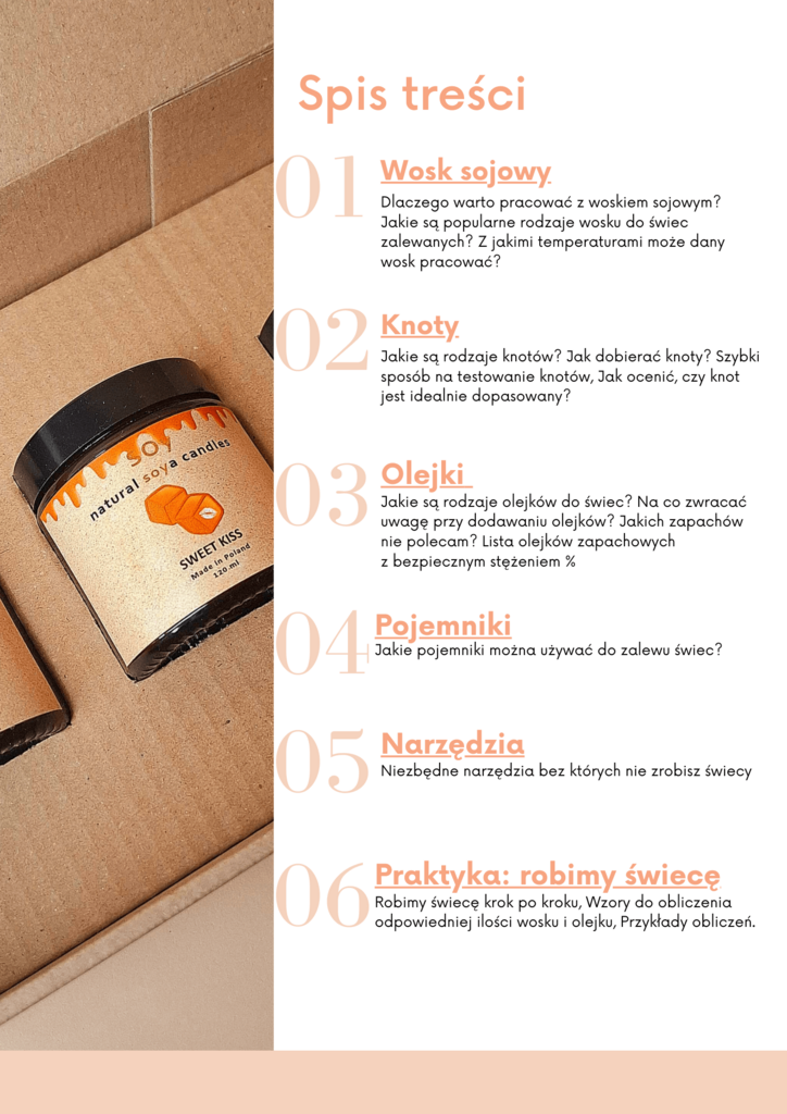 Pakiet e-booków do produkcji świec sojowych  – Anna Nawrot; e-book