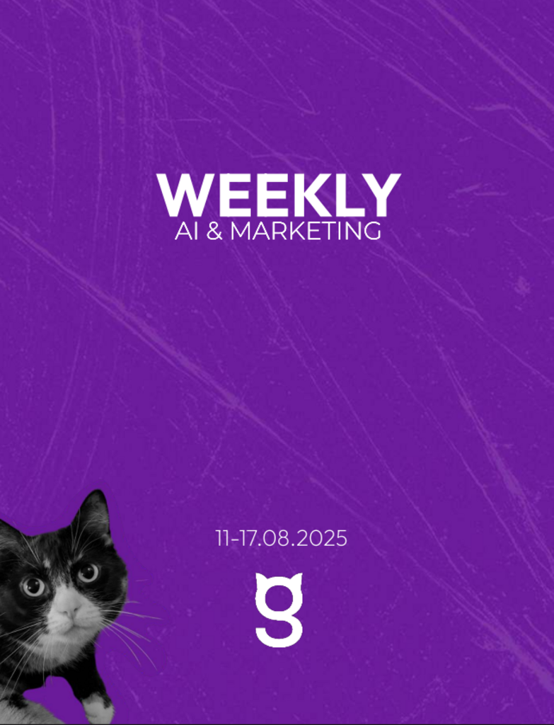Weekly – AI & Marketing #1 (11–17.08.2025) - Gradient Cat; e-book
