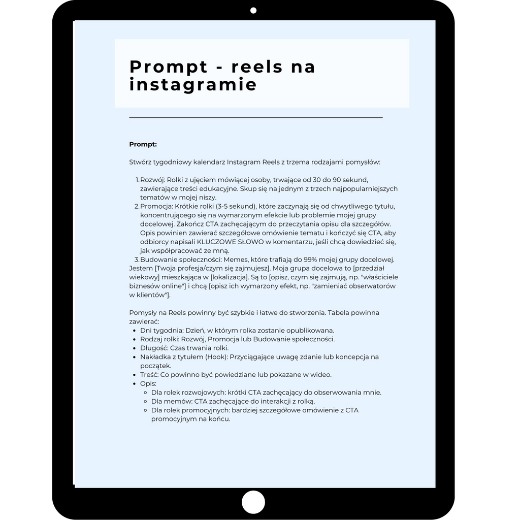 Prompty, które sprzedają. Instagram, e-maile i landing page’e z pomocą ChatGPT - @gotowedodruku; e-book