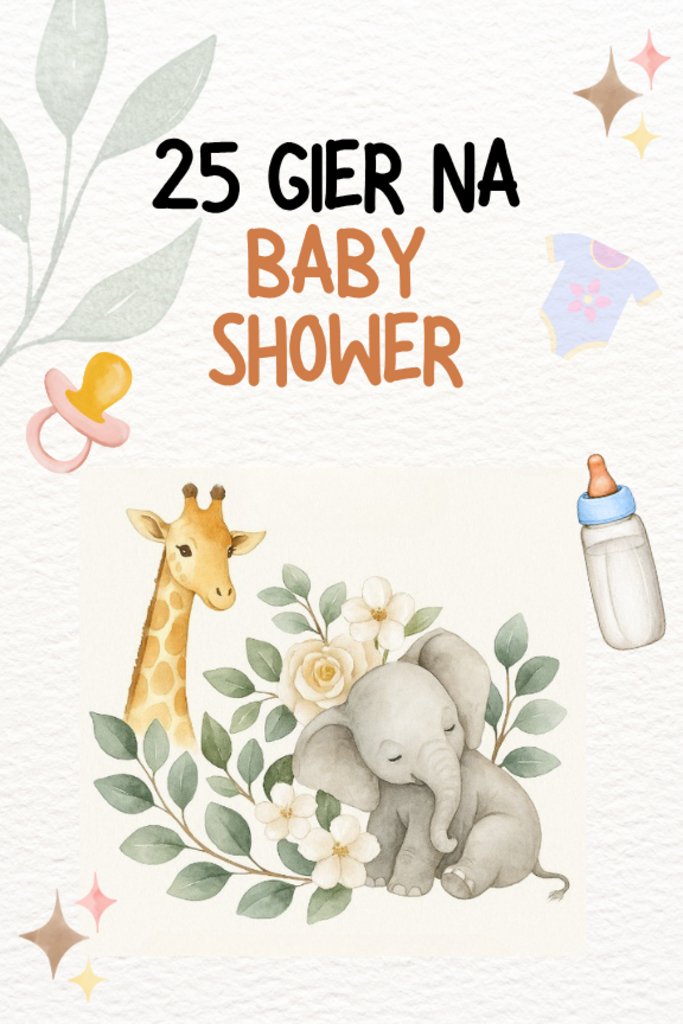 25 gier na baby shower - @gotowedodruku; gra