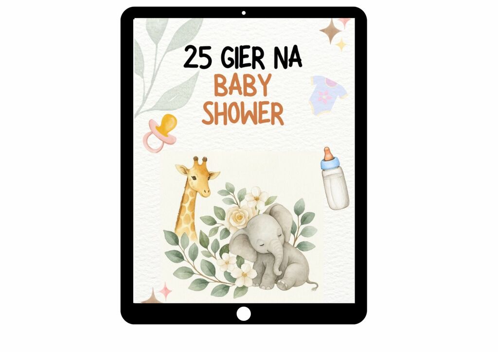 25 gier na baby shower - @gotowedodruku; gra