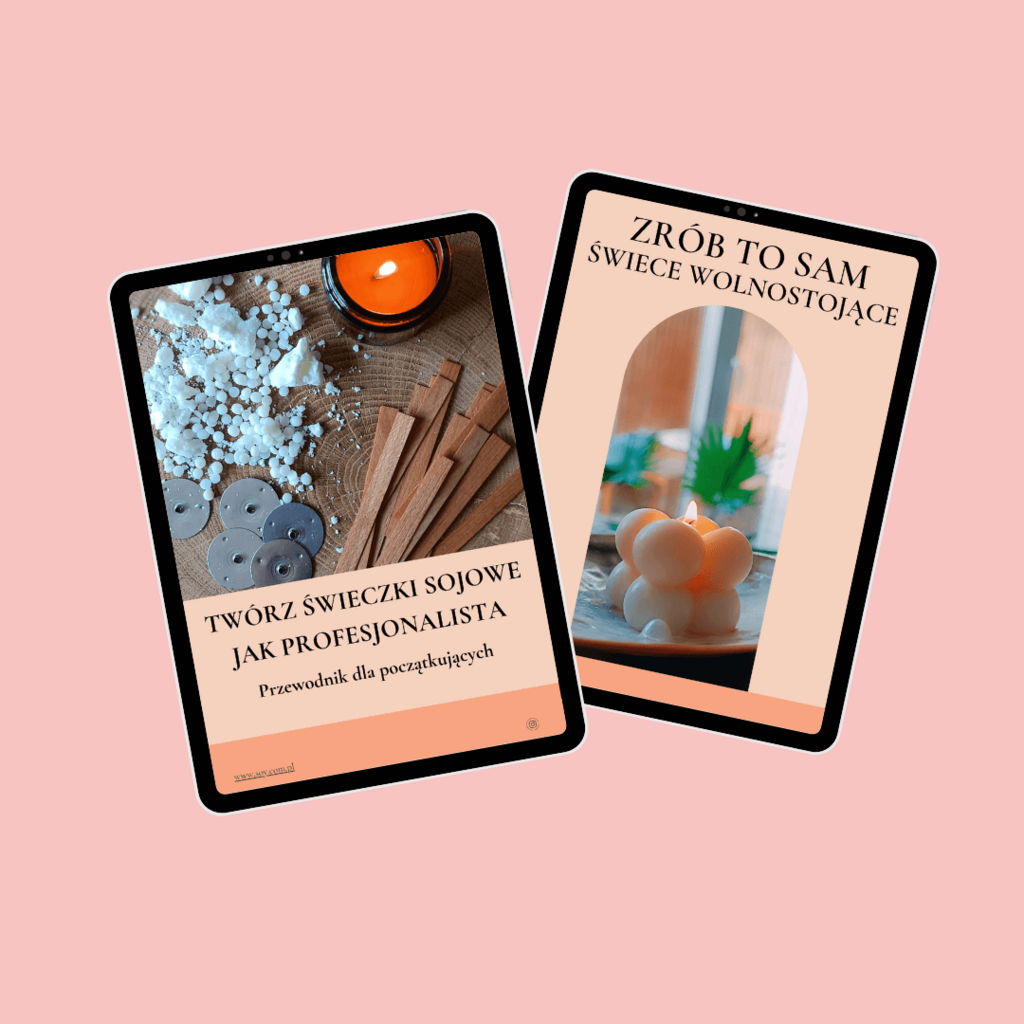 Pakiet e-booków do produkcji świec sojowych  – Anna Nawrot; e-book