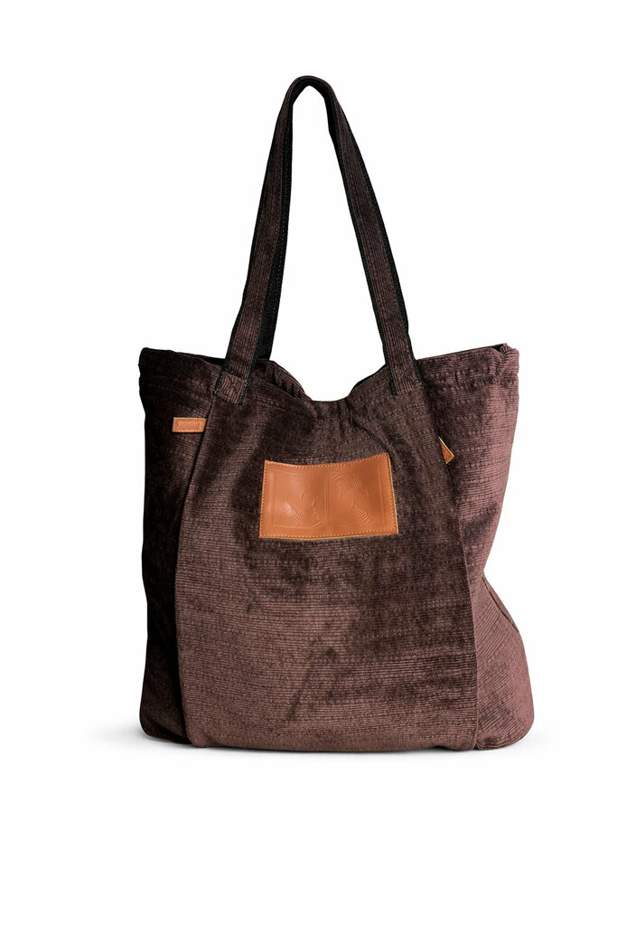 Torba sportowa typu shopper z kieszenią na matę do jogi TANSY Umber - Mellow Ways; torba