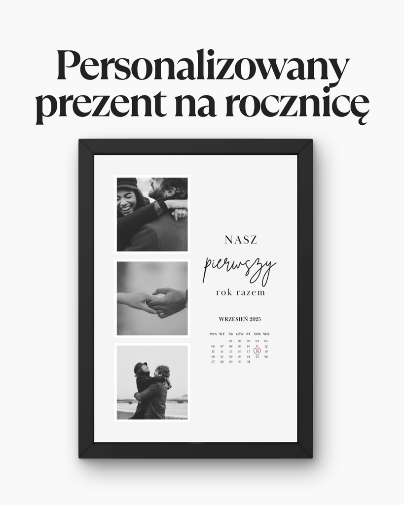 Prezent na rocznicę związku - @fajnedodruku; plakat